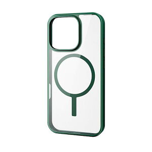 �y���F1�zPM-A24CMAG03GN ���� ����s�E�����[�J�[�����s�� �G���R�� iPhone 16 Pro �n�C�u���b�h�P�[�X �t���[���J���[ MAGKEEP �f�B�[�v�O���[�� PMA24CMAG03GN