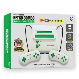 【個数：1個】CC-RETCG-GN 直送 代引不可・他メーカー同梱不可 コロンバスサークル レトロコンボGREEN FC／SFC用互換機 CCRETCGGN
