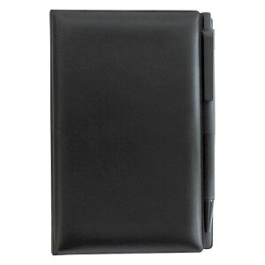 【個数:1個】22553815X20 直送 代引不可・他メーカー同梱不可 20個セット PVC付箋メモ ペン付き ブラック