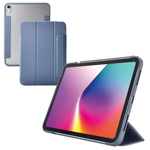 �G���R�� ELECOM TB-A25RWVFCBG iPad�P�[�X 11�C���` A16 �^10�D9�C���` ��10���� �}�O�l�b�g���t���b�v 2�A���O�� �X�^���h �u���[�O���[ TBA25RWVFCBG