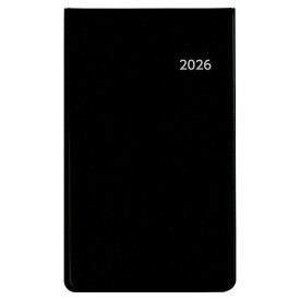 (LINEクーポン有)ダイゴー 4902041868365 2026 アポイント 文字大 1Mホリゾンタル 縦開 ブラック◆ E8302