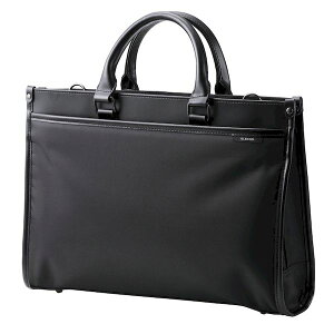 エレコム ELECOM BM-CBSD01BK ビジネスバッグ ブリーフケース 2way カバン 肩掛け/手持ち 自立 A4 13.3インチノートPC 収納可 ブラック BMCBSD01BK