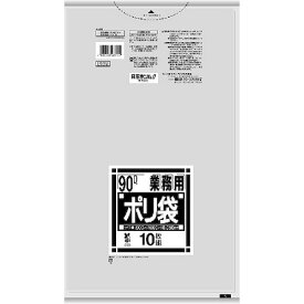 サニパック L93V バイオマスプラ10％配合ゴミ袋90L透明0．05mm