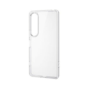 (LINE�N�[�|���L)�G���R�� ELECOM PM-X251HVCKCR Xperia 1 VII SO�|51F �P�[�X �n�C�u���b�h �Ռ��z�� �J���������Y�ی�݌v �ɂݐ݌v �N���A PMX251HVCKCR