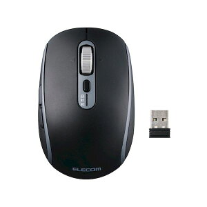 �G���R�� ELECOM M-PN10MBMSBK ���C�����X�}�E�X Bluetooth �^ ���� 2�D4GHz ���Ή� �É� �[�d�� Type�HC �K���X�ʑΉ� 8�{�^�� M�T�C�Y �u���b�N MPN10MBMSBK