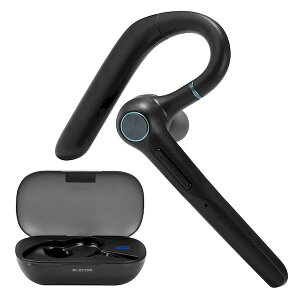 �G���R�� ELECOM LBT-HSC41BK Bluetooth �w�b�h�Z�b�g �Ў� �}�C�N�t�� ENC �m�C�Y�L�����Z�����O ���C�����X �C���[�t�b�N�^ �y�� �u���b�N LBTHSC41BK