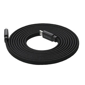 �G���R�� ELECOM MPA-CCTMGF20BK USB�|C �P�[�u�� PD60W USB Type�|C to C 2m �}���[�d ���^�t���b�g �i�C�������b�V�� �}�O�l�b�g ���� �u���b�N MPACCTMGF20BK