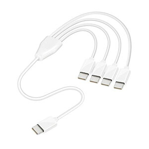 �y���F1�zJT-4IN1CC05-WH ���� ����s�E�����[�J�[�����s�� ���{�g���X�g�e�N�m���W�[ 4 in 1 USB Type�|C����P�[�u��50cm �ő�4�䓯���[�d �z���C�g JT4IN1CC05WH