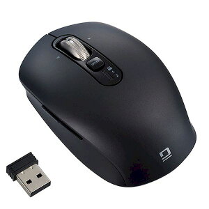�y���F1�zMUS-DKF239BK ���� ����s�E�����[�J�[�����s�� Digio �����z�C�[���}�E�X Bluetooth�EUSB�����f���A���É��{�^��BlueLED�}�E�X S�T�C�Y �u���b�N MUSDKF239BK