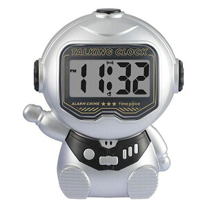 �y���F1�zTPC103-SB ���� ����s�E�����[�J�[�����s�� Time Piece �^�C���s�[�X �g�[�L���O�N���b�N �{�^���������ƌ��ݎ�������{��œǂݏグ �V���o�[×�u���b�N TPC103SB