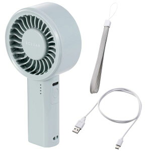 �G���R�� ELECOM FAN-U261GN �n���f�B�t�@�� �g�ѐ�@ �R���p�N�g �啗�� 5�i�K���� USB Type�|C�[�d �������SOFF �n���h�X�g���b�v�t �O���[�� FANU261GN