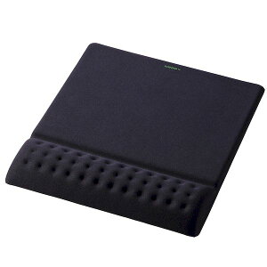 �G���R�� ELECOM MP-CF095WBK �}�E�X�p�b�h ���X�g���X�g ��̌^ �ᔽ�� ��� ��J�y�� �Y���ɂ��� 20�D2×23cm �u���b�N MPCF095WBK