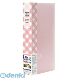 ナカバヤシ 31104 フォトホルダー144P/288EX/チェック/ピンクPHE1288A-P ポケットアルバム チェック柄