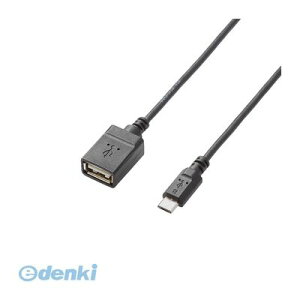 ELECOM GR TB-MAEMCBN050BK USB A|microB ϊA_v^ TBMAEMCBN050BK X^_[h ^ubgpOTGP[u ubN