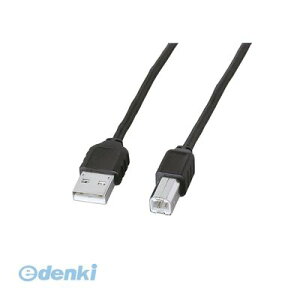 (LINE�N�[�|���L)�T�����T�v���C KU-SLEC2K �G�R�ɍ�USB�P�[�u���y�X�����R�l�N�^�z �u���b�N 2m KUSLEC2K �p�\�R�����Ӌ@�� SUPPLY TypeB SANWA TypeA