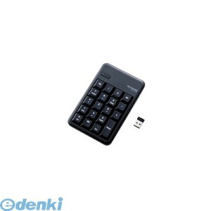 ELECOM エレコム TK-TDM017BK 2.4GHzワイヤレステンキーパッド ブラックTKTDM017BK 無線テンキー ワイヤレステンキーパッド