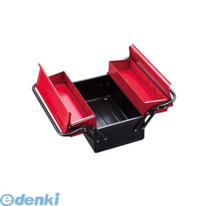 前田金属工業 TONE BX420S ツールケース メタル V形2段式 350X220X190mm V形2段式 トネ 両開き Sサイズ トネツールケース メタル V形2段式 350X220X190mmBX420S ツールボックス レッド 工具箱
