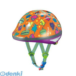 OGK KABUTO オージーケーカブト 4966094533182 ピーチキッズ ヘルメット モンスターオレンジ KIDS PEACH 子供用ヘルメット 幼児用