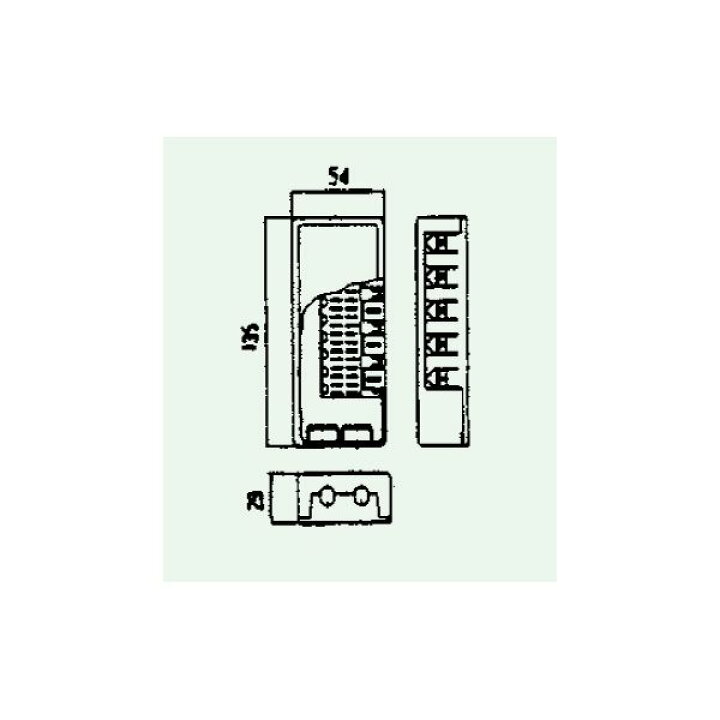 楽天市場】三和電気工業 2CM-205T ボタン電話用MJロ−ゼット RJ−11 4C 5連【サンワD】 2CM205T : 測定器・工具のイーデンキ