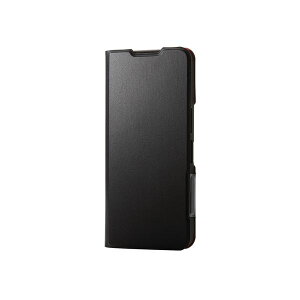 �G���R�� ELECOM PM-S241PLFUBK AQUOS wish4 SH�|52E �P�[�X ���U�[ �J�o�[ �蒠�^ �}�O�l�b�g �t���b�v �Ռ��z�� ���y�� ���^ UltraSlim �u���b�N PMS241PLFUBK