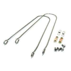 4938915701421 アサヒサイクル 泥除けステーセット 【バラ/金具付】 ステン 26インチ