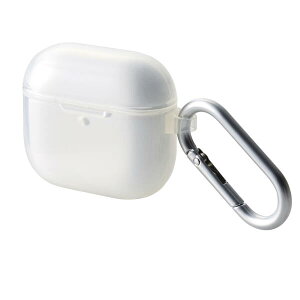 ELECOM GR AVA-AP06UCCR AirPods 4 P[X \tg Jo[ yCX/MagSafe[dΉz h~ Jrit NA AVAAP06UCCR