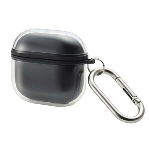 ELECOM GR AVA-AP06AIR2BK AirPods 4 P[X \tg Jo[ yCX/MagSafe[dΉz Ռz h~ Jrit MUBRAIN ubN AVAAP06AIR2BK