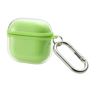 ELECOM GR AVA-AP06AIR2GN AirPods 4 P[X \tg Jo[ yCX/MagSafe[dΉz Ռz h~ Jrit MUBRAIN O[ AVAAP06AIR2GN