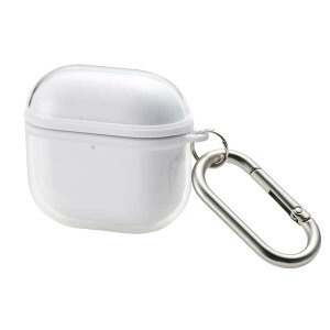 ELECOM GR AVA-AP06AIR2WH AirPods 4 P[X \tg Jo[ yCX/MagSafe[dΉz Ռz h~ Jrit MUBRAIN zCg AVAAP06AIR2WH