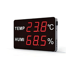 【個数:1個】エムケー MK HE230A-TH 大型LED温湿度表示器 データロガー付き HE230ATH