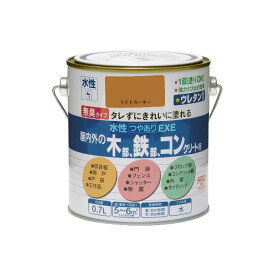 ニッペホームプロダクツ 4976124422218 直送 代引不可・他メーカー同梱不可 水性つやありEXE ライトカーキー 0．7L