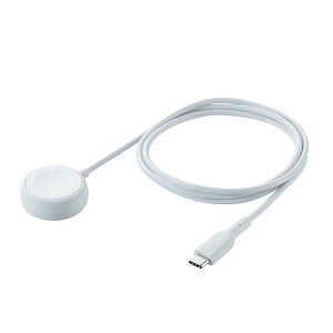 ELECOM GR MPA-AWCCQ10WH Apple Watch [d USB|CP[u 1m [d AppleWatch Ultra 2^SE 2^Series9^8^7Ή zCg MPAAWCCQ10WH