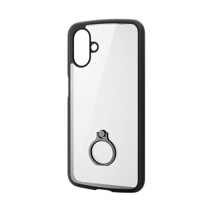 ELECOM �G���R�� PM-G253TSLFCRBK Galaxy A25 5G �P�[�X �n�C�u���b�h �J�o�[ �Ռ��z�� �y�� ���^ �J���������Y�ی�݌v �����O�t TOUGH SLIM LITE �u���b�N PMG253TSLFCRBK