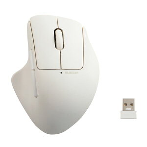 �G���R�� ELECOM M-SH31MBSKXWH �}�E�X Bluetooth�^���� ���Ή� �É� ���C�����X�}�E�X 7�{�^�� �`���g�z�C�[���t �R�� S�T�C�Y �z���C�g MSH31MBSKXWH