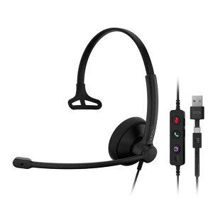 �y���F1�zEPOS-1001419 ���� ����s�E�����[�J�[�����s�� EPOS IMPACT 100 MS Mono USB�|C�{A USB�Ў��w�b�h�Z�b�g �L�� ��y�ŉ��K �R�[���Z���^�[���� EPOS1001419
