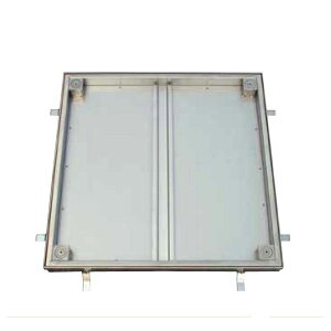 ホーコス TS-4GM-500 直送 代引不可・他メーカー同梱不可 ステンレス フロアーハッチ 防水・防臭 2 段パッキン式 歩行用荷重 500mm角 モルタル用 TS4GM500