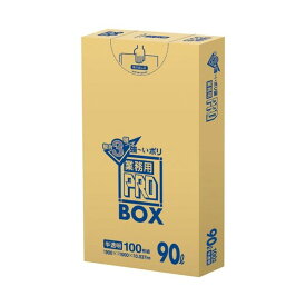 4902393627191 PA93プロ3層90L 100枚 BOX 箱入りポリ袋
