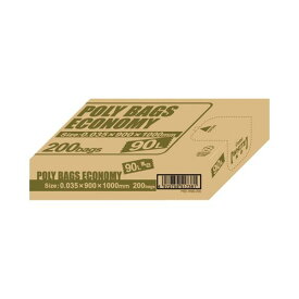 4972759517381 オルディ ポリ袋エコBOX90L乳白半透明PBE−W90−200 オルディポリバッグエコノミー ポリバッグエコノミーBOX