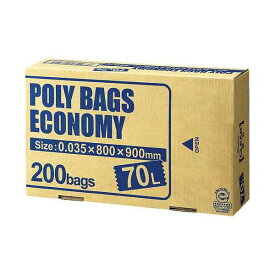 4972759517404 オルディ ポリバックエコノミー70L透明 PBE−N70−200 BOX オルディポリバッグエコノミー