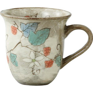 西海陶器 62372 草花木苺 ミニマグ 赤 波佐見焼 長崎県産のはさみやき 陶器のマグカップ ミニマグカップ CUP草花木苺 木いちご TEA 木苺柄 赤色