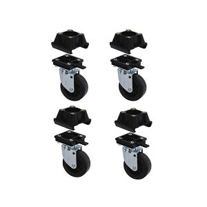 8010690060842 アトラス 70車輪 4個入りブラック 93395000【キャンセル不可】 ファープラスト アトラス専用キャスター ファンタジーワールド