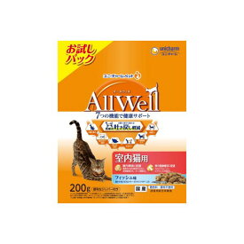 ユニ・チャーム 4520699653548 AllWell室内猫フィッシュ200g