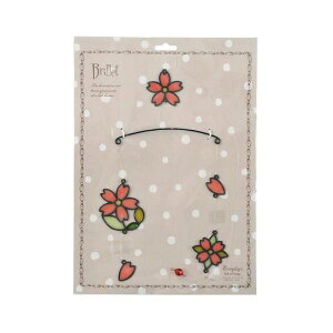 4988441853484 【21個入】ブリエット モビール サクラ 400684300【キャンセル不可】 ステンドグラス アンティーク 丸和貿易 オーナメントアイアン