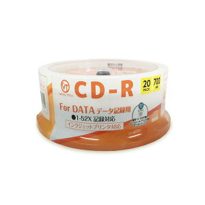VERTEX CDRD700MB.20S f[^pCD|R 20Xsh