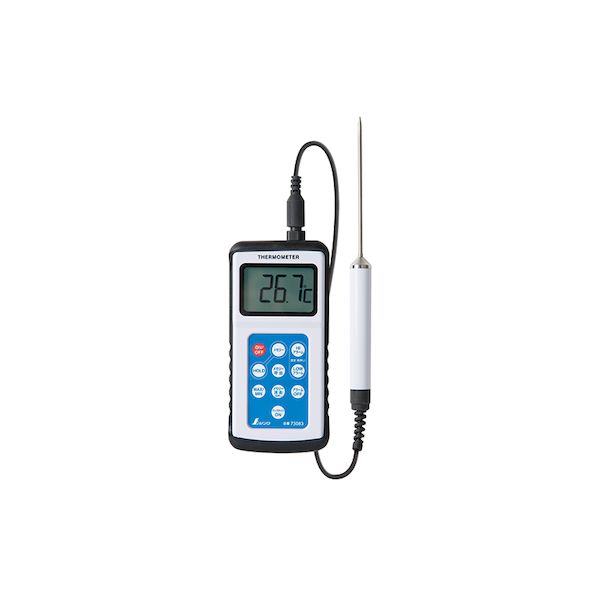 シンワ測定 73083 デジタル温度計隔測式防水型H－3最高・最低