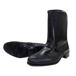 【個人宅配送不可】【個数:1個】4979058280091 直送 代引不可・他メーカー同梱不可 ドンケル 作業靴 半長靴 バンド付 ラバー1層底 耐滑 安全靴ではありません 306バンド付き ブラック 25.5