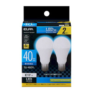 (LINE�N�[�|���L)�����d�� ELPA LDA4D-G-E17-G4103-2P LED�d�� �~�j�N���v�g���` LDA4DGE17G41032P �����F �~�j�N���v�g�����` �G���p