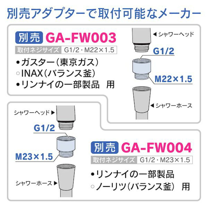 楽天市場】カクダイ GA-FA031 ガオナ シャワーヘッド 軽量 日本製 G1／2 アイボリー GAFA031 : 測定器・工具のイーデンキ