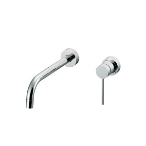 カクダイ 193-001 壁付シングルレバー混合栓 193001 ブレードホース VARUNA 水栓金具【キャンセル不可】