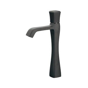 カクダイ 716-262-D 立水栓 ミドル 黒 716262D マットブラック 水栓金具 KAKUDAI RATONA【キャンセル不可】